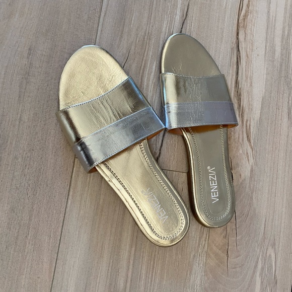 Stephen Of Venezia Multi Colored Suede Leather Sandals Thong  Venezia Leather Sandals